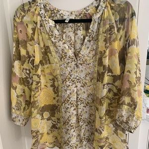Joie XS 100% silk blouse